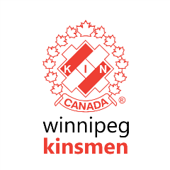Winnipeg Kinsmen  - Black-and-Red logo (Stacked)